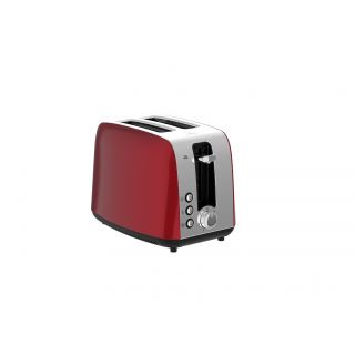 Dora Stainless Steel Toaster 2 Toasts Pcs 220-240V 50/60 Red
