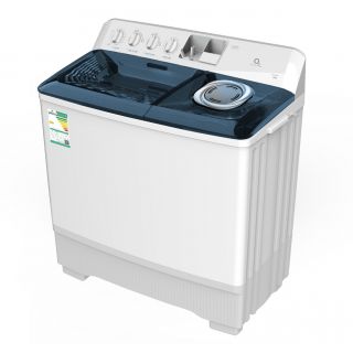 O2 Twin Tub Washing Machine with Vertical Axis, 14 kg Capacity, OT140WM1